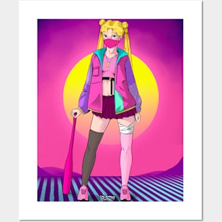 SM Vaporwave Posters and Art